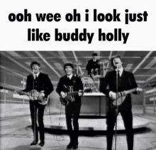 Buddy Holly Weezer GIF - Buddy Holly Weezer The Beatles GIFs