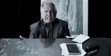 Alan Rickman Flip Table GIF - Alan Rickman Flip Table Angry GIFs
