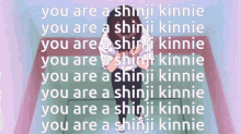 You Are A Shinji Kinnie Kin GIF - You Are A Shinji Kinnie Kin Shinji GIFs