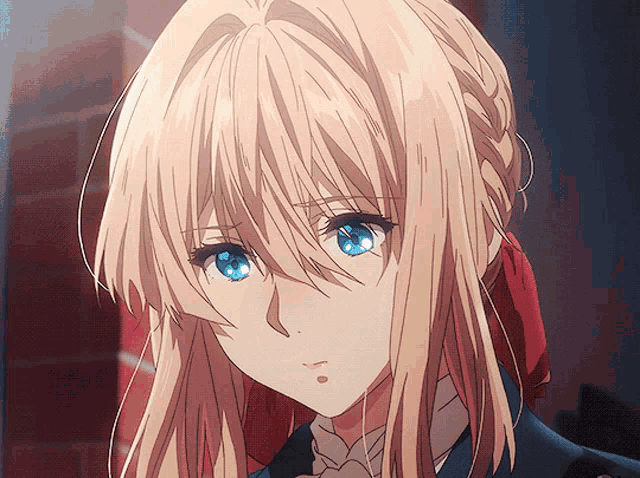 Violet Evergarden Stand Up GIF