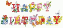 Happy Birthday Greetimgs GIF - Happy Birthday Greetimgs Butterfly GIFs