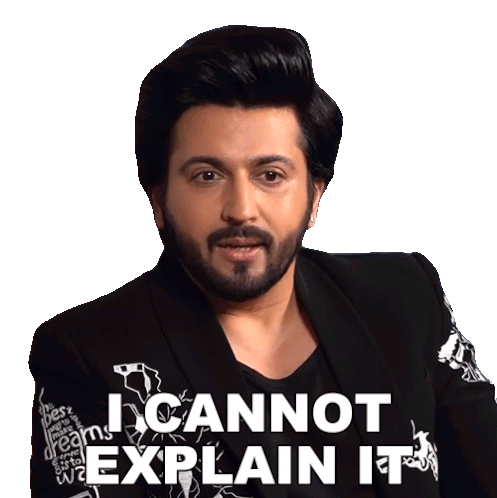 I Cannot Explain It In Words Dheeraj Dhoopar Sticker - I Cannot Explain It In Words Dheeraj Dhoopar Pinkvilla Stickers