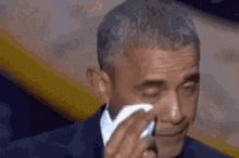 sad sorry barack obama wipe tears