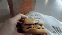 burger king bacon cheeseburger fast food hamburger cheeseburger
