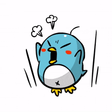 animal penguin cute angry rage