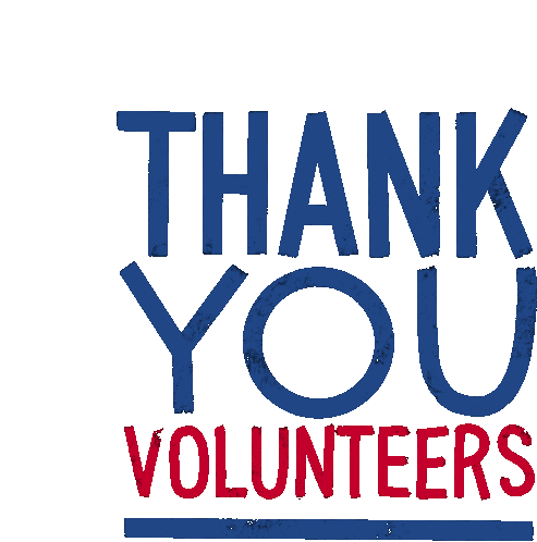 Thank You Thank You Volunteers Sticker - Thank You Thank You Volunteers Poll Monitor Stickers