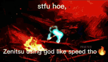 Zenitsu God Like Speed GIF - Zenitsu God Like Speed Stfu GIFs