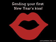 new years kiss sending your first new years kiss sending kisses love you