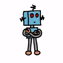 watching robot