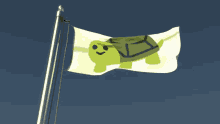 Flag Turtle GIF