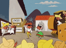 Speedy Gonzales Dance GIF - Speedy Gonzales Dance Here Today Gone Tamale GIFs