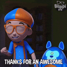 Thanks For An Awesome Scare Contest Deebo GIF - Thanks For An Awesome Scare Contest Deebo Blippi GIFs