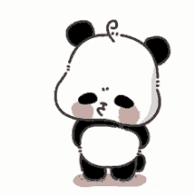 Angry Panda GIF - Angry Panda Huff GIFs
