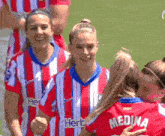 medina is the name on the back of a soccer player