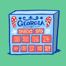 Georgia Advent Calendar GIF - Georgia Advent Calendar Advent GIFs