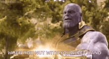 Thanos Infinity GIF