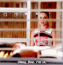 Glee Kitty Wilde GIF - Glee Kitty Wilde Okay Fine Im In GIFs