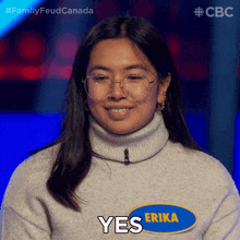 Yes Erika GIF - Yes Erika Family Feud Canada GIFs