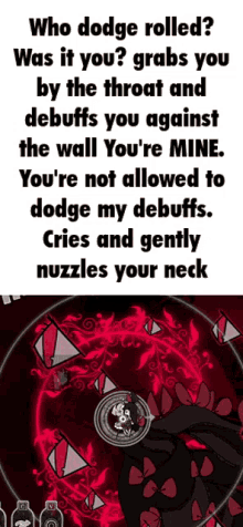 Mns Maiden And Spell GIF - Mns Maiden And Spell Debuffs You Against The Wall GIFs
