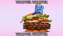 Hatsune Miku Burger King GIF - Hatsune Miku Burger King Junior Double GIFs