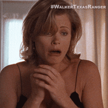 Scared Alexandra Cahill GIF - Scared Alexandra Cahill Walker Texas Ranger GIFs