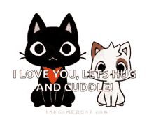 Hug Cat GIF - Hug Cat I Love You GIFs