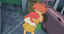 Ghibli Ponyo GIF - Ghibli Ponyo Cuddle GIFs