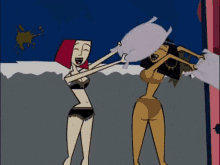 Girls Night Out Pillow Fight GIF - Girls Night Out Pillow Fight GIFs