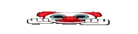 a pixel art of a clown 's face with a hand .