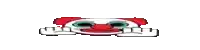 a pixel art of a clown 's face with a hand .