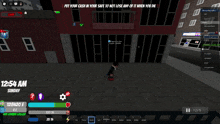 a screenshot of a video game with the time of 12:56 am
