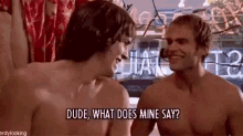 Dude, Sweet GIF - Dude Wheres My Care Ashton Kutcher Seann William Scott GIFs