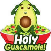 Holy Guacamole Avocado Adventures Sticker - Holy Guacamole Avocado Adventures Joypixels Stickers