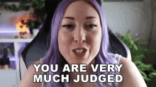 You Are Very Much Judged Ashnichrist GIF - You Are Very Much Judged Ashnichrist Ashni GIFs