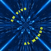 a blue background with a yellow lr in the middle