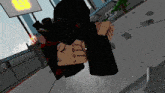 a person in a video game with the name wilux on their head