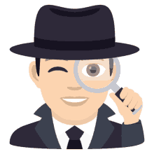 man detective joypixels sleuth spy investigator