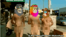 layc proud to death lazy apes lazy ape yacht club naked apes