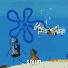 Squidwards House Squid GIF