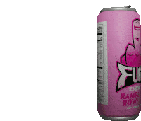 a pink can of fuck energy rampage rowdish