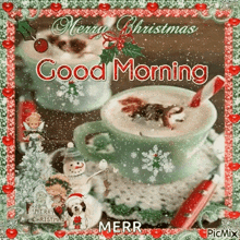Good Morning Merry Christmas GIF - Good Morning Merry Christmas Christmas Morning GIFs
