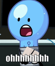 a cartoon light bulb with a surprised look on his face and the words ohhhhhhhh below him
