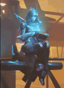 Project Ashe Shocked GIF - Project Ashe Shocked Playing In The Phone GIFs