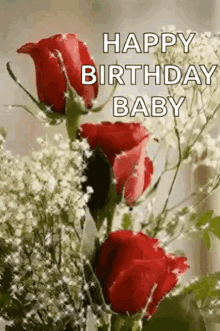 Happy Birthday Greeting GIF - Happy Birthday Greeting Red Rose GIFs