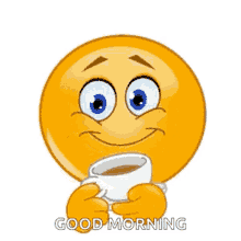 coffee smile emoji good morning