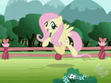 a cartoon of a pony with the words all new episodes at the bottom