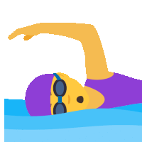 Swimming Activity Sticker - Swimming Activity Joypixels Stickers