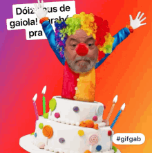 Lula Cadeia Aniversario Cake GIF