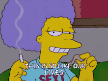 The Simpsons Selma GIF - The Simpsons Selma Patty GIFs