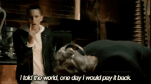 I Told The World, One Day I Would Pay It Back. GIF - 8mile Brabbit Eminem GIFs